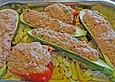 Gef&uuml;lltes Gem&uuml;se vom Grill