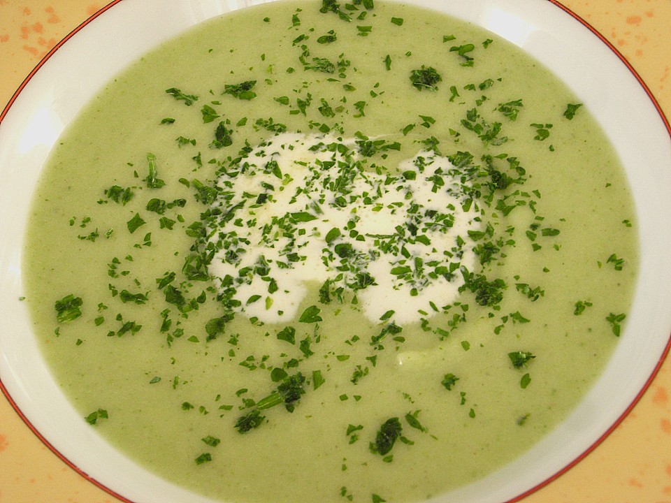 Brokkoli Zucchini Kartoffel Suppe