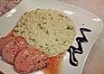 Risotto mit Knoblauch, Orangenschale und Mascarpone