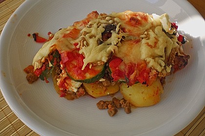 Mediterraner Kartoffel - Hackfleisch - Auflauf 2