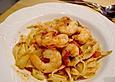 Tagliatelle mit Knoblauchgarnelen