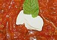 Tomaten - Ingwer - Suppe mit Minze