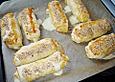 Bl&auml;tterteig mit Schinken - K&auml;se - F&uuml;llung