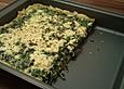 Spinat - Quiche mit Schafsk&auml;seboden
