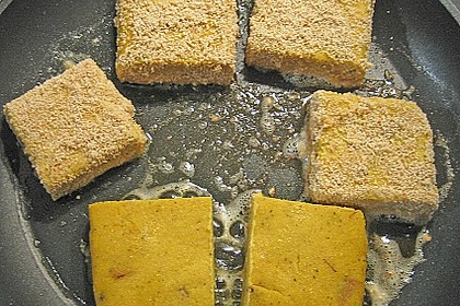 Polentapl&auml;tzchen mit getrockneten Steinpilzen 1