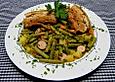 Bohneneintopf mit Schweinebauch und W&uuml;rstchen