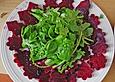 Dekoratives Rote Bete Carpaccio