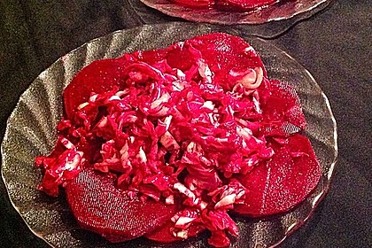 Dekoratives Rote Bete Carpaccio 3
