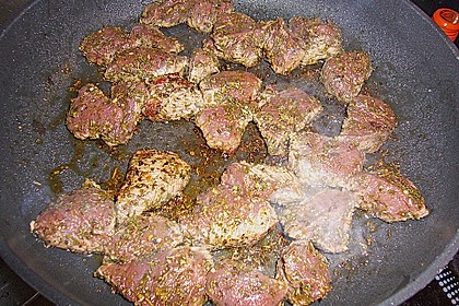 Strau&szlig;enfilet mit Koriander und Rotwein 1