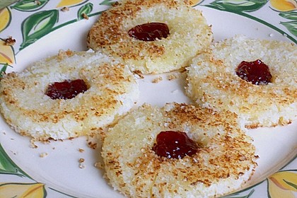 Ananas - Kokos - Ringe mit Himbeeren 3