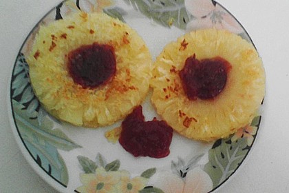 Ananas - Kokos - Ringe mit Himbeeren 7