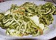 T&ouml;ginger Spaghetti - Spinat - Omelett mit Mozzarella