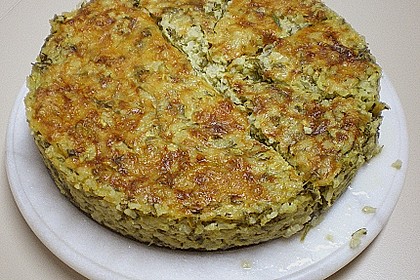 Zucchini - Rucola - Reis - Torte