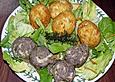 T&ouml;ginger frittierte wachsweiche Eier