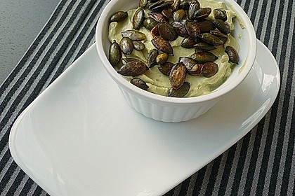 Frischk&auml;se mit K&uuml;rbiskern&ouml;l