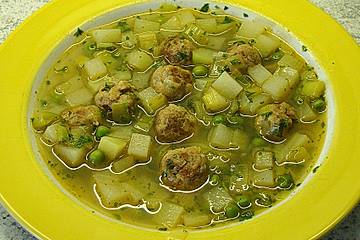Kohlrabieintopf mit Fleischklößchen