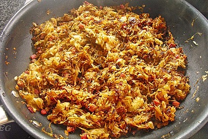 Gebratenes Sauerkraut 3