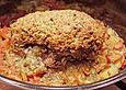 Lammbraten mit Kartoffeln und Tomaten