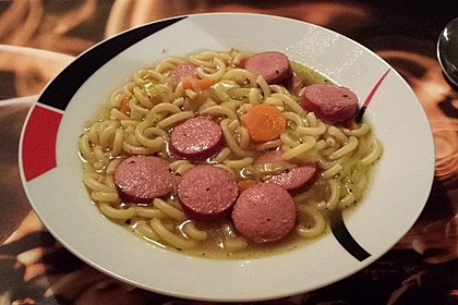 Schnelle Nudelsuppe 1