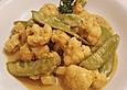 Zuckererbsen - Blumenkohl - Curry