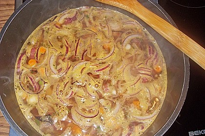Frische deftige Zwiebelsuppe 3