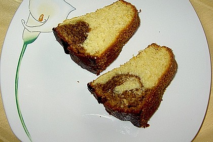 Marmorkuchen mit Mascarpone und Nougat 1