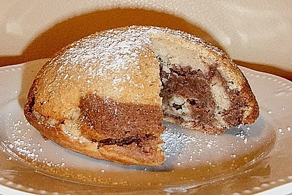 Marmorkuchen mit Mascarpone und Nougat 7