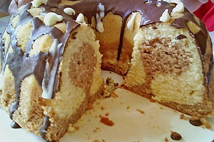Marmorkuchen mit Mascarpone und Nougat 11