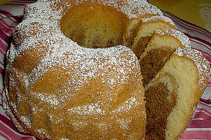 Marmorkuchen mit Mascarpone und Nougat 14