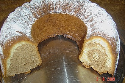 Marmorkuchen mit Mascarpone und Nougat 18
