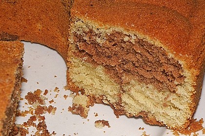 Marmorkuchen mit Mascarpone und Nougat 26