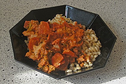 H&auml;hnchen - Gem&uuml;se - Auflauf 14