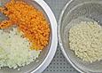 Wachtelbr&uuml;ste an jungem Spinat und Buchweizengr&uuml;tze mit Gem&uuml;sebrunoise