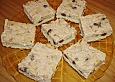 Apfelrahmkuchen mit Rosinen
