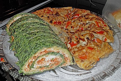 Spinatrolle mit Feta - Füllung 17
