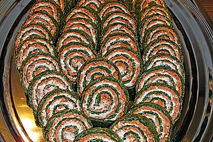Spinatrolle mit Feta - Füllung 2
