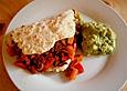 Auberginen - Gem&uuml;sef&uuml;llung f&uuml;r Tacos oder Tortillas