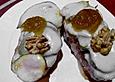 Crostini mit Feige und Taleggio