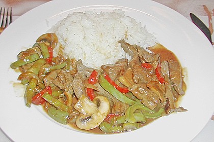 Chinesisches Lebergeschnetzeltes aus dem Wok
