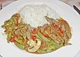 Chinesisches Lebergeschnetzeltes aus dem Wok