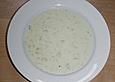 K&auml;sesuppe mit Apfel
