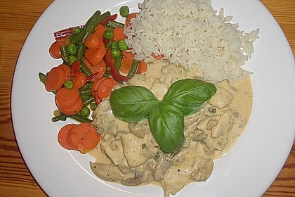 Putenbrust Stroganoff 6