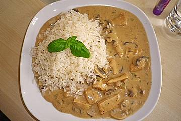 Putenbrust Stroganoff