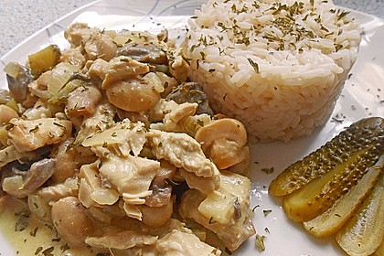 Putenbrust Stroganoff 1