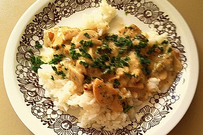 Putenbrust Stroganoff 8