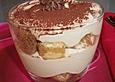 Tiramisu im Glas mit Flip Up