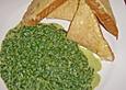 Spinat mit Eiertoast