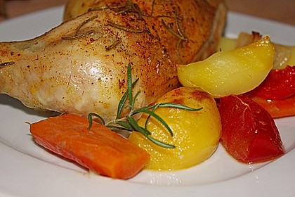 Knuspriges Huhn vom Blech &agrave; la Sylvia 1