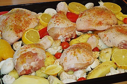 Knuspriges Huhn vom Blech &agrave; la Sylvia 2