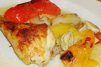Knuspriges Huhn vom Blech &agrave; la Sylvia 4